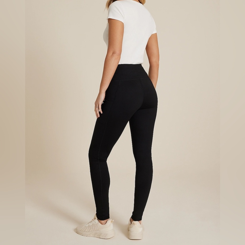 NWT Maurcies BLACK Super High Rise Luxe Pocket Legging XL Long - Picture 2 of 6